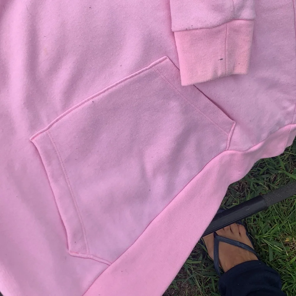 Victoria’s Secret PINK logo pull over hoodie! Size XS - Picture 7 of 9